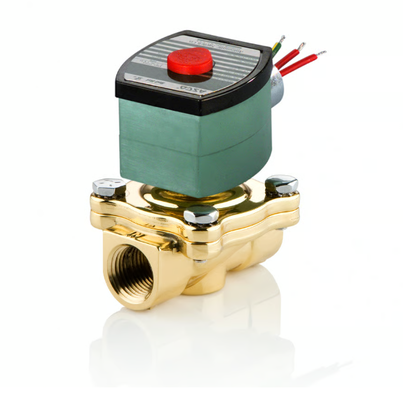 ASCO 210 Série 2 Direção de Brass Solenoide Valve Pilot Operado Normalmente Fechado Controle de Fluido de Água Ar Gás