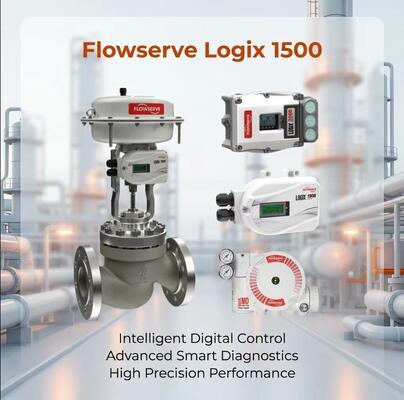 Flowserve Logix 1500 Protocolo HART Inteligente Posicionador de Valva Digital Controle de Fluxo Indústria Química de Petróleo