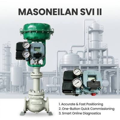 Posicionador de válvula digital de desempenho avançado Masoneilan SV II AP SVI2-21123111