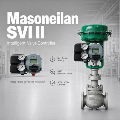 Posicionador de válvula digital de desempenho avançado Masoneilan SV II AP SVI2-21123111