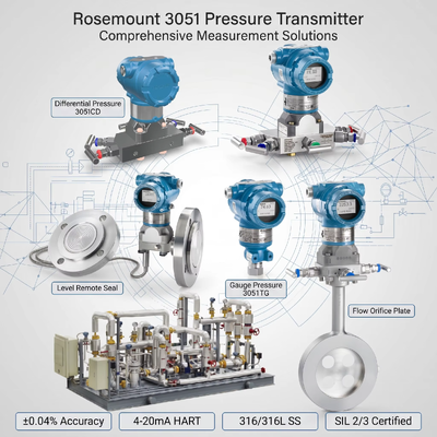 Novos montadores de rosa. 3051 Smart HART Medidor de Pressão Diferencial Transmissor de Pressão Inteligente