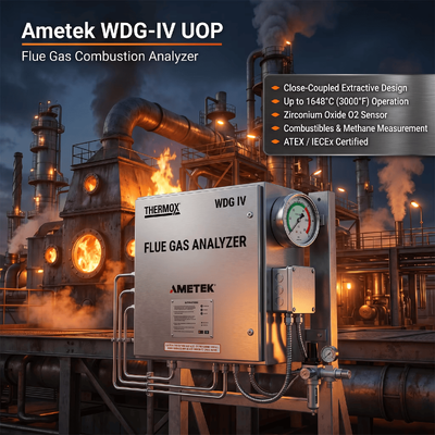 Ametek WDG-IV UOP Analyzer Zirconia Oxygen Measurement Process Gas Analyzer Industrial Process Analyzer