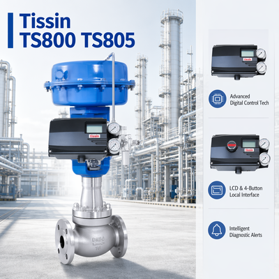 Tissin TS800 TS805 Series Smart Valve Positioner HART Digital Control Valve Positioner