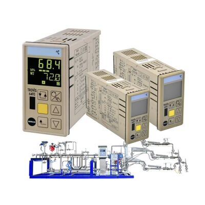 SAMSON TROVIS 6493 Controlador de processo eletrônico Controlador compacto montado no painel PID digital