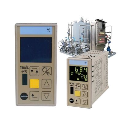 Controlador de Processo Compacto SAMSON TROVIS 6493 Controlador Eletrônico de Temperatura, Pressão e Vazão