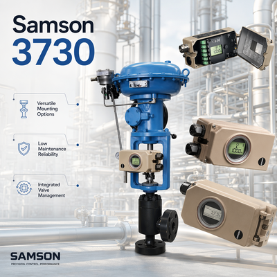 Samson 3730 Posicionador de válvula inteligente HART Controlador de atuador pneumático digital