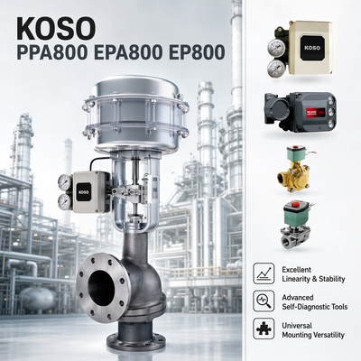 Posicionador Inteligente Eletropneumático de Alta Precisão KOSO PPA800/EPA800/EP800 OEM