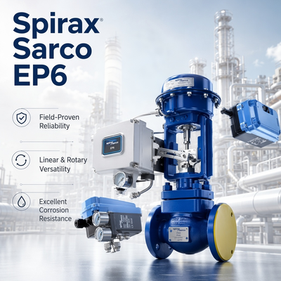Electro-pneumático Spirax Sarco EP6 Posicionador Parte de substituição Compatível Várias Marcas Actuadores