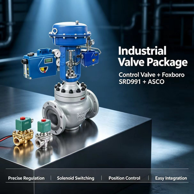 Posicionador Inteligente de Válvulas Foxboro SRD991 SRD991-BHFS6EA4NY-V01 com Válvulas Solenoides ASCO
