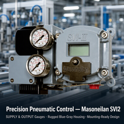 Masoneilan SVI3 Posicionador de válvula inteligente genuíno OEM Peça de reposição Dispositivo de controle digital pneumático