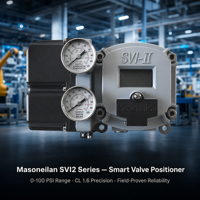 Masoneilan SVI3 Posicionador de válvula inteligente genuíno OEM Peça de reposição Dispositivo de controle digital pneumático