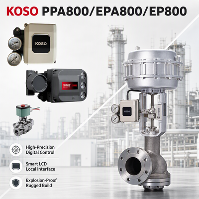 Em estoque KOSO PPA800/EPA800/EP800 Posicionador Inteligente Eletropneumático para Atuador de Controle Pneumático 4-20mA