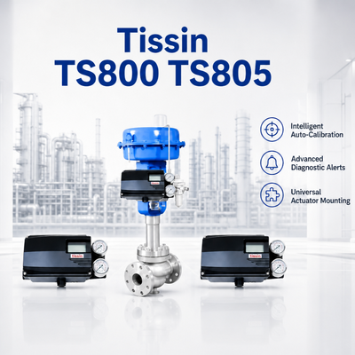 Novo Posicionador de Válvula Inteligente Tissin TS800 TS805 Série HART Posicionador de Válvula de Controle Digital
