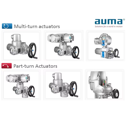 AUMA SA SQ Actuador Elétrico Modulador,4-20mA Sinais de Alta Precisão para Centrais Elétricas de Automatização de Gasodutos