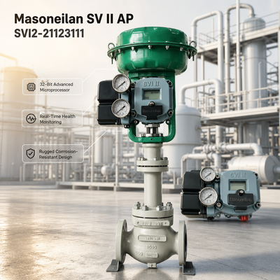 Masoneilan SVI II AP Posicionador de válvula digital SVI2 21123111 HART Posicionador inteligente Acessório de válvula pneumática