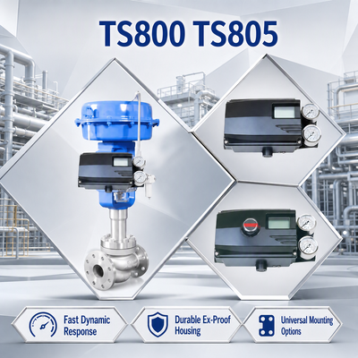 Posicionador Inteligente de Válvula Globo Digital HART Série TS800 TS805