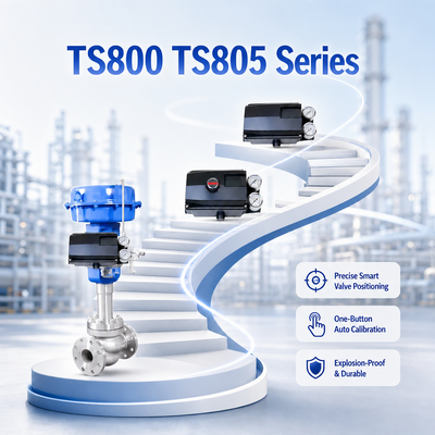 Posicionador de Válvula Inteligente Série TS800 TS805 Válvula Globo
