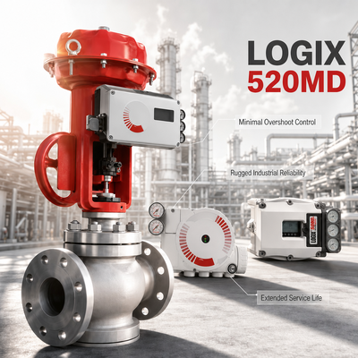 Posicionador Eletropneumático Flowserve Logix 520MD Plus 4 20mA HART à Prova de Explosão