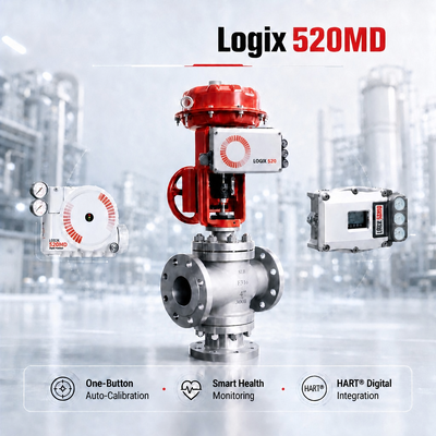 Flowserve Logix 520MD Plus Digital HART 7 posicionador 4 20mA IP66