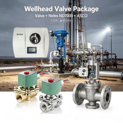 Valmet Me-sto Neles ND7000 Controlador de válvula digital inteligente com válvula solenoide ASCO para controlo de processo