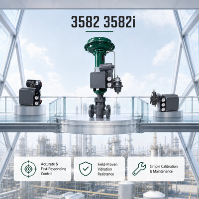 3582 3582i Pneumático Valve Positioner Controlador de Automatização Industrial