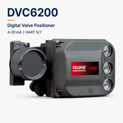 DVC6200 Posicionador de válvulas digitais 4 ̊20 mA HART Controlador de válvula inteligente