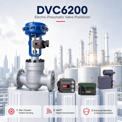O sistema de controlo da válvula de emergência de segurança instrumentado do SIS DVC6200