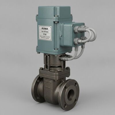 Atuador Elétrico de Múltiplas Voltas em Liga de Alumínio IP68 e Atuador de Válvula Elétrica para Válvulas Gaveta