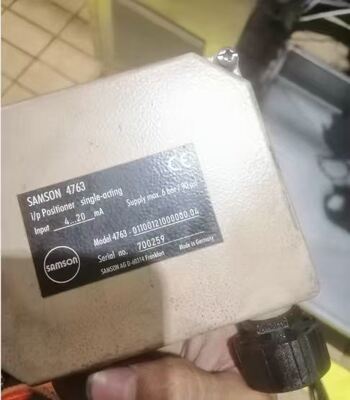 Samson 4763 4-20 mA Electropneumatic Valve Positioner with Force-Balance and Field-Reversible Action