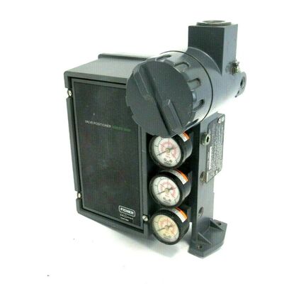 Posicionador Eletropneumático de Válvula Fisher 3620J com Válvula de Desvio Integral e Design de Equilíbrio de Força para Controle Preciso de 4-20 mA CC