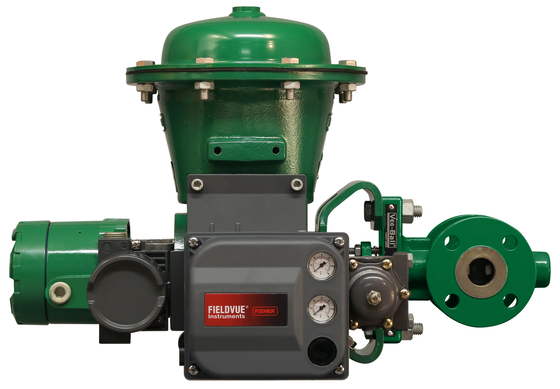 Transmissor Digital de Posição de Válvula FIELDVUE 4400 da Fisher com Detecção sem Contato, Capacidade SIL 2 e Comunicação HART 7