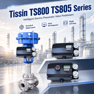Posicionador de Válvula Inteligente Tissin TS800 TS805 Series Automação Industrial Controle HART
