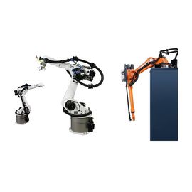 KR 60 seis braços Palletizing do robô da linha central, braço robótico industrial de 200 x de 150 x de 150cm