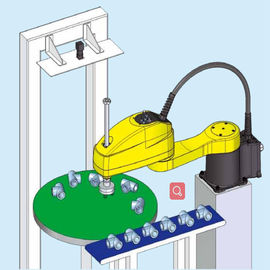 4 SÊNIORES do tamanho do alcance da carga útil 650mm do conjunto 6kg do braço do robô de Aixs Fanuc mini - 6iA