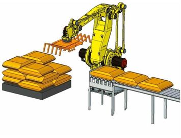 Linha central 4 que segura o robô do alcance M410 IC 500 Palletizer do braço 3.1m do robô de Fanuc