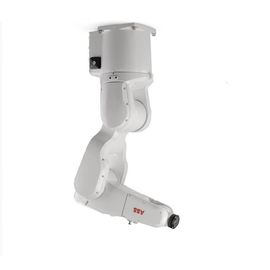 cor industrial do branco do robô de soldadura automática dos robôs da limpeza do alcance de 700mm
