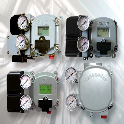 Posicionador de válvula de controle Masoneilan SVI1000 série SVI1000G/IM/SW + Relé Fairchild M25 e válvula solenóide de pulso ASCO NFG353D132 24VCC