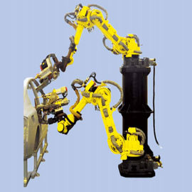 Assoalho do braço do robô de Fanuc de 6 linhas centrais/repetibilidade de cabeça para baixo do ± 0.03mm da posição de montagem