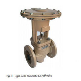 Metal a válvula de controle pneumático material do globo com o Positioner de Flowsreve 3200MD
