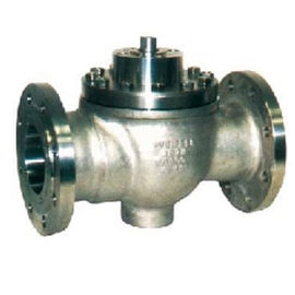 Válvula de controle elétrica da tomada giratória da versão do RUÍDO com -200 - 450°C/-328 - temperatura do meio 842°F