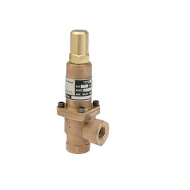 Bronze/desempenho de bronze da precisão da válvula de pressão traseira para sistemas de bomba