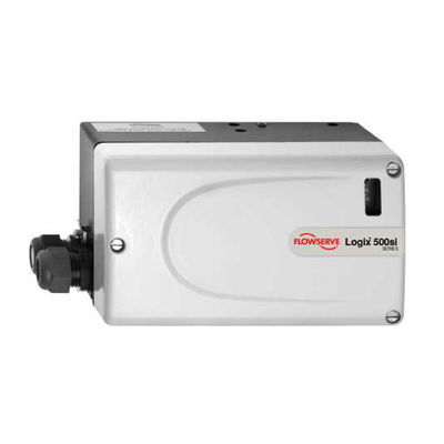 Positioner de FLOWSERVE LOGIX510si Digitas com válvula e atuador de controle