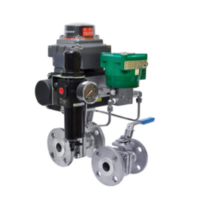 A flange macia do selo de ASME B16.34 conectou válvula de bola Jacketed