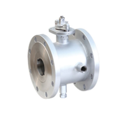 A flange macia do selo de ASME B16.34 conectou válvula de bola Jacketed