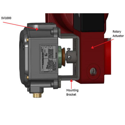 Dispositivo de parada programada da emergência de Masoneilan SV II ESD SIL3 &amp; de controle de PST positioner da válvula