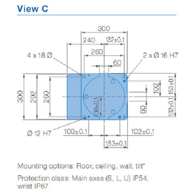 braço do robô dos soldadores AR1440 Yaskawa do arco da carga útil 12kg de 1440mm