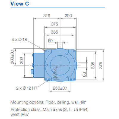 2.0KVA armam a solda de 2010mm braço do robô de Yaskawa de 6 linhas centrais