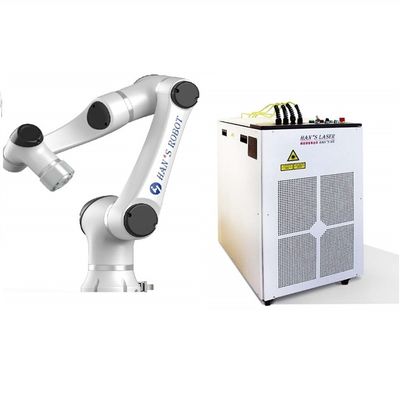 Robô colaborador Armt e 6 robô industrial da carga útil 10kg reach1000 Elfin10 do robô da linha central com a máquina de soldadura do laser