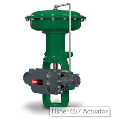 As válvulas de atuadores de Fisher 657 e 667 são projetadas fornecer o funcionamento de ligar/desligar ou estrangulando seguro da válvula de atuadores