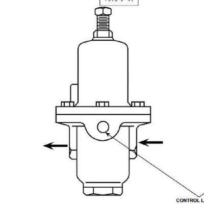 Reguladores de pressão industriais da série MR95 no estojo compacto e na grande-capacidade e direto-operados de Fisher Valve